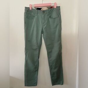 Burberry Brit Green Tapered Mid-Rise Jeans